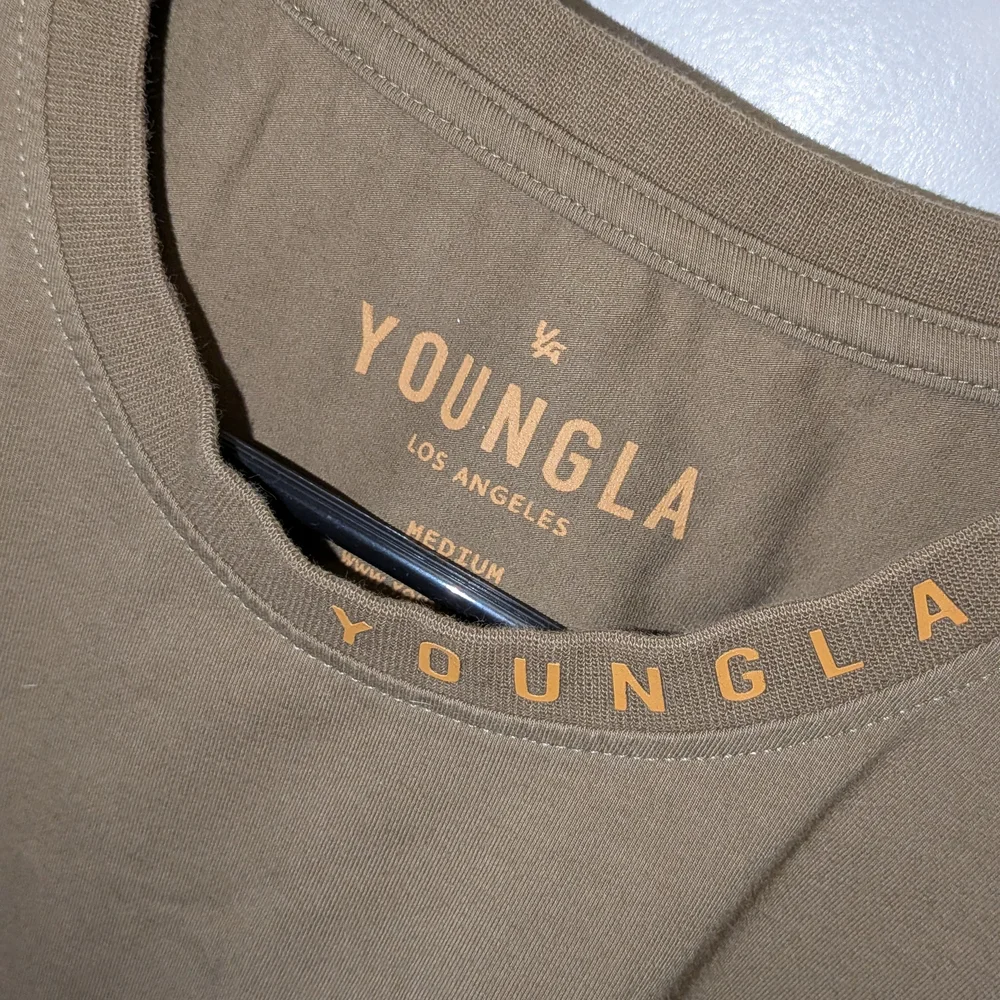 YoungLA Trademark Tee 429 (Olive) - Picture 2 of 4